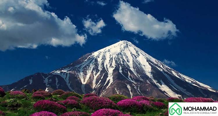 یخچال های کوهی قله دماوند