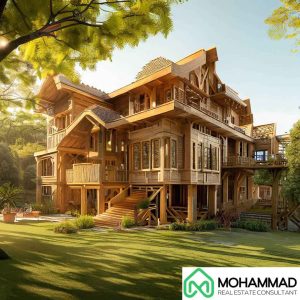 ویلا نما چوبی در دماوند