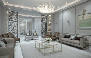 طراحی داخلی ویلا مدرن و کلاسیک