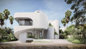 طراحی ویلا تریبلکس نئوکلاسیک در دماوند