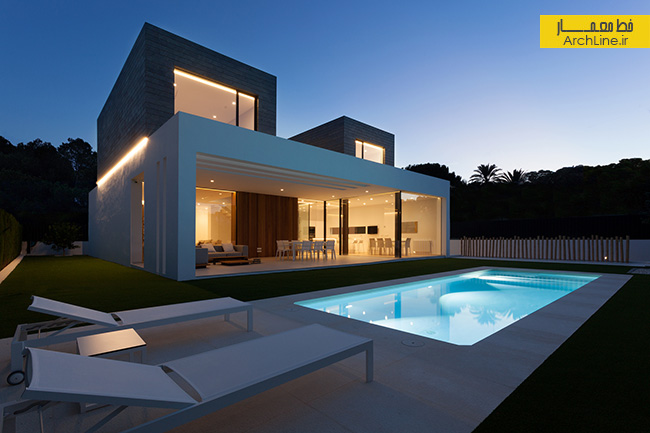 انتخاب بهترین فرم ویلا برای زمین شما U شکل، L شکل یا خطی؟