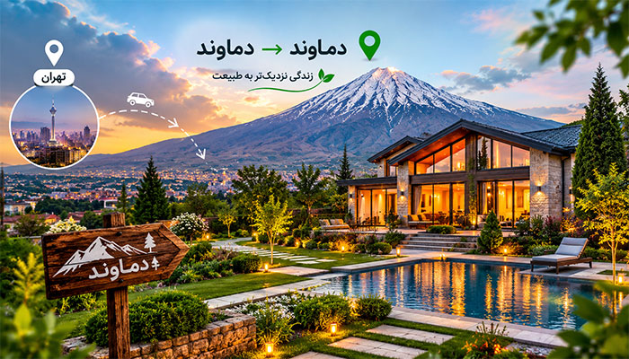 مهاجرت تهرانی ها برای ساخت باغ ویلا به دماوند